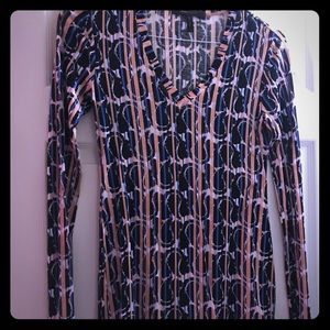 BCBG MAXAZRIA V Neck Top